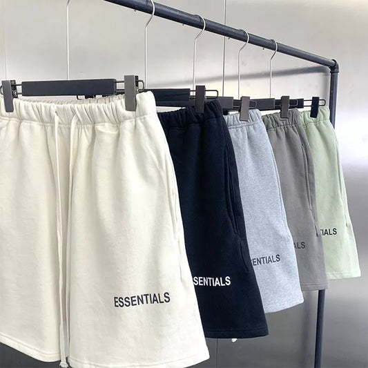 Essentials Shorts 100% Cotton/Letter Printed Shorts